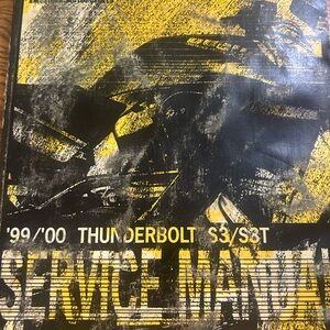 USED 2001 Buell 99/00 Thunderbolt S3/S3T Service Manual, 99489-00Y